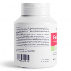 Max Quila 德国进口氨糖软骨素含MSM增加骨密度硫酸氨基葡萄糖成人中老年 复合关节灵，含专利MSM