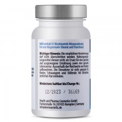 D.estetic德国进口NMN21000增强型高纯β-烟酰胺单核苷酸含维生素C补充NAD+ 60粒